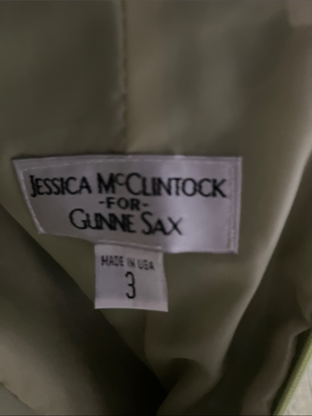 Jessica McClintock For Gunne Sax Mini Cocktail Dress - Picture 2 of 6